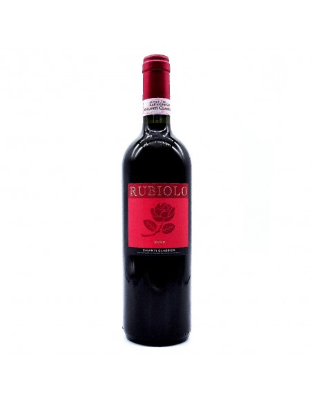 Red secco wine, Chianti Classico Rubiolo, 13.5% alc., 0.75L, Italia