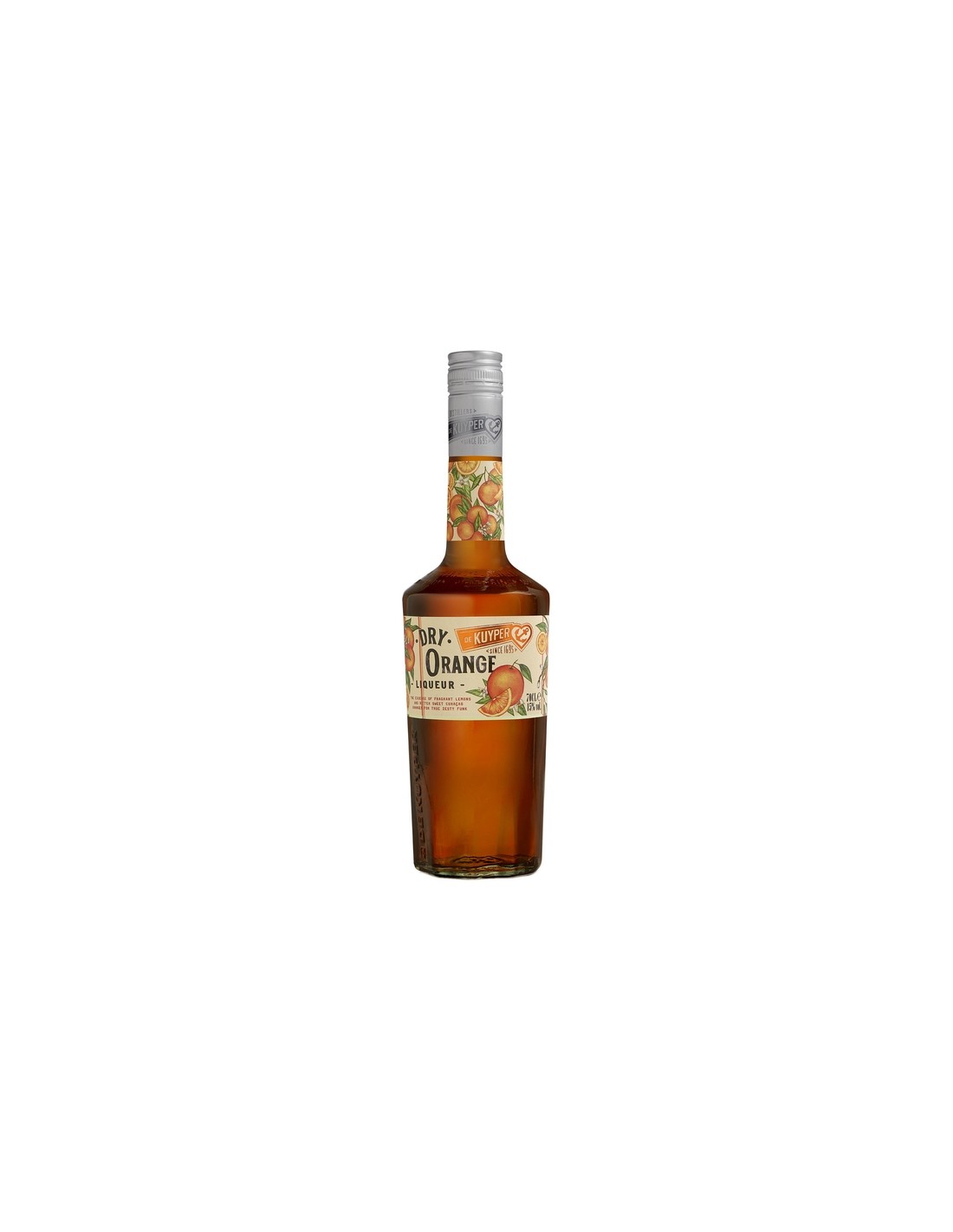 Lichior De Kuyper Dry Orange, 15% alc., 0.7L, Olanda alcooldiscount.ro