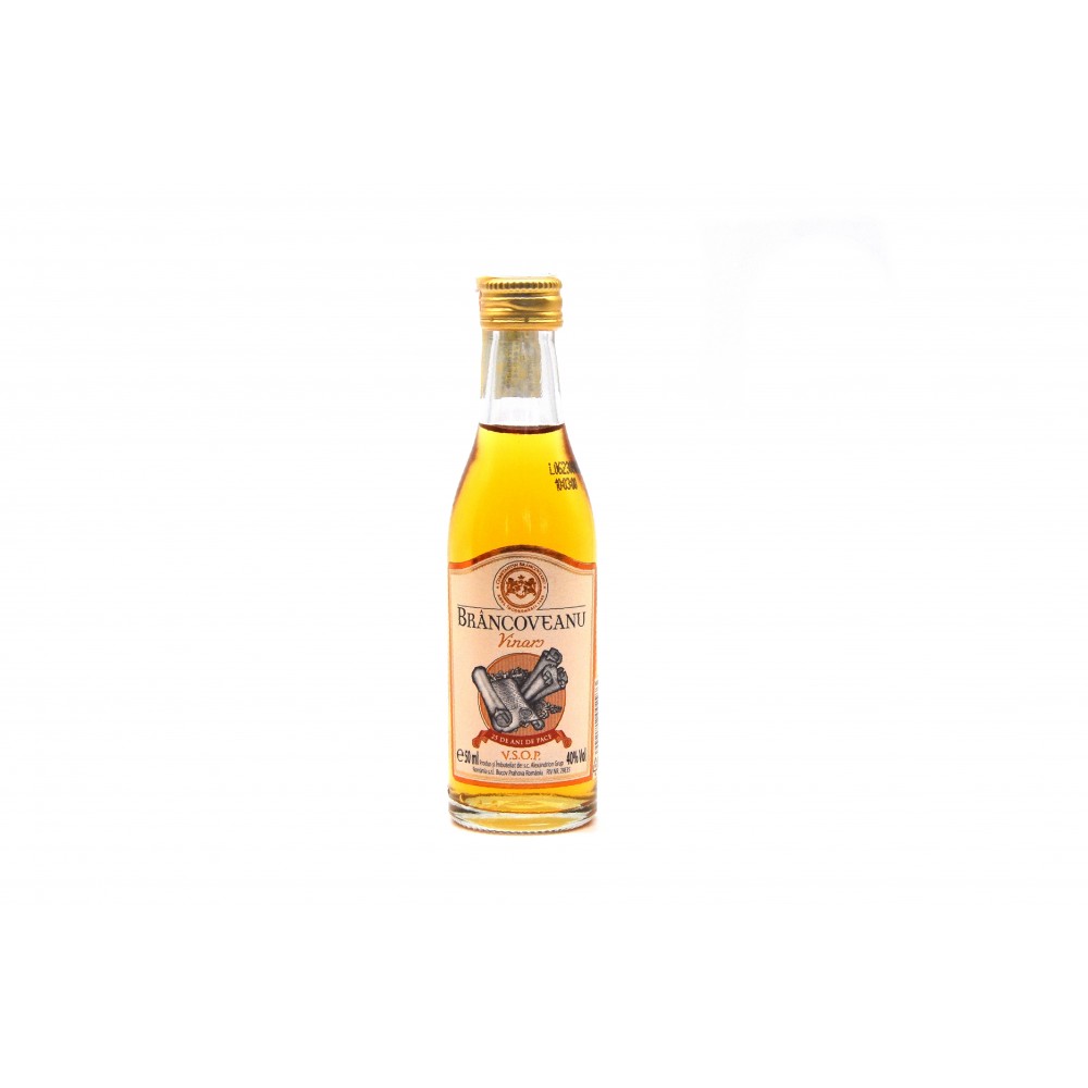 Cognac Brancoveanu VSOP, 40% alc., 0.05L, Romania