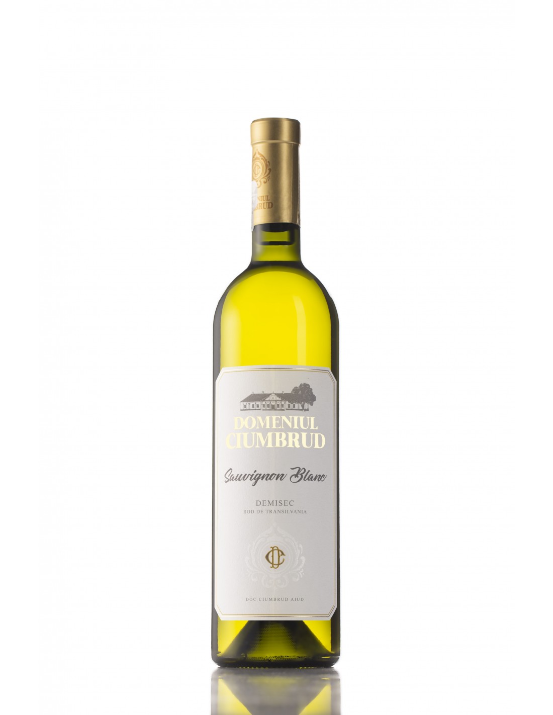 Vin alb demisec, Sauvignon Blanc, Domeniul Ciumbrud, 12.5% alc., 0.75L, Romania alcooldiscount.ro