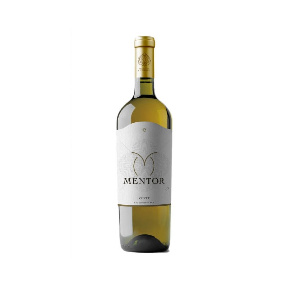 Vin alb demisec, Sauvignon Blanc & Traminer, Mentor, Ciumbrud  0.75L, Romania