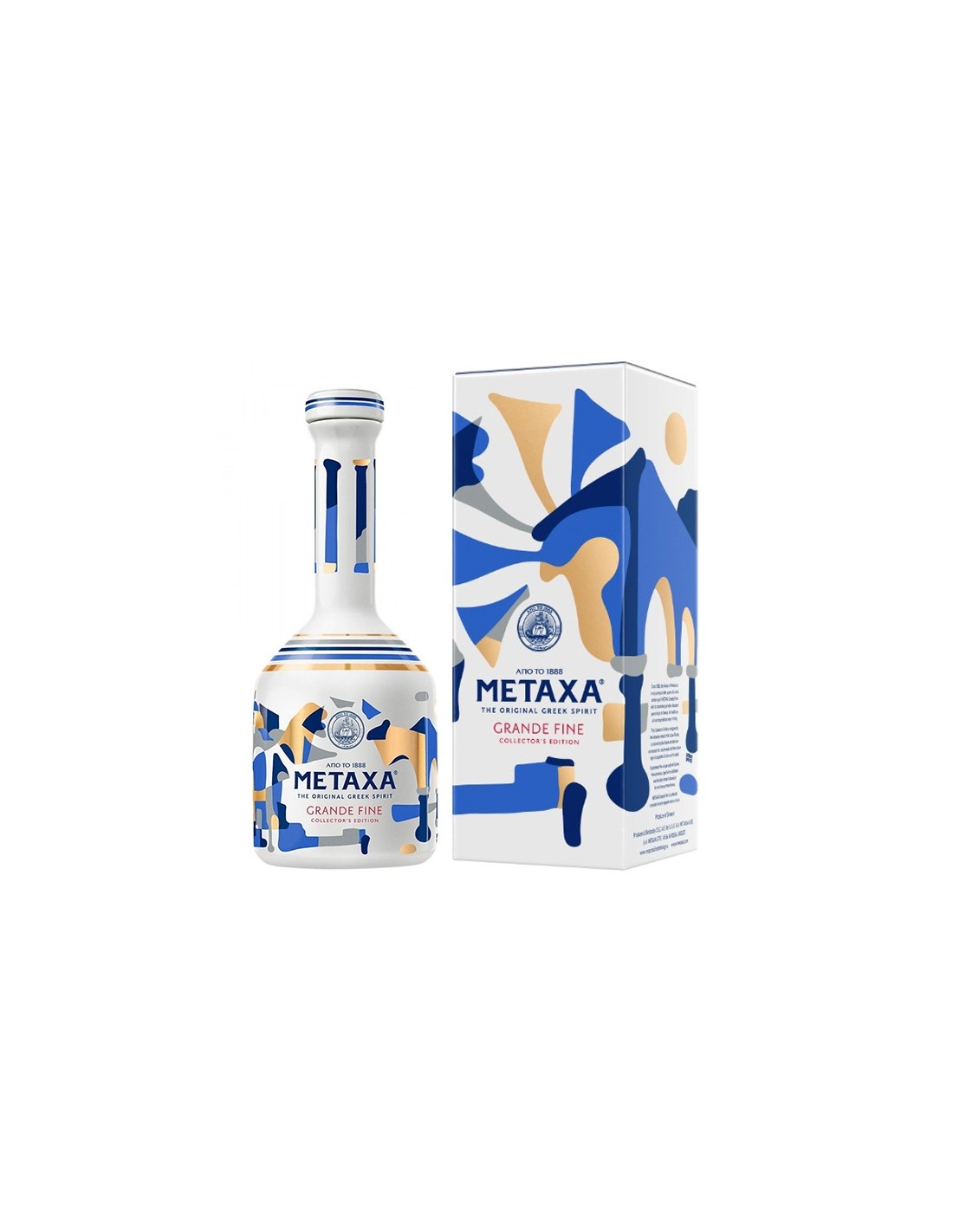 Brandy Metaxa Grand Fine Collectors, 40% alc., 0.7L, Grecia alcooldiscount.ro