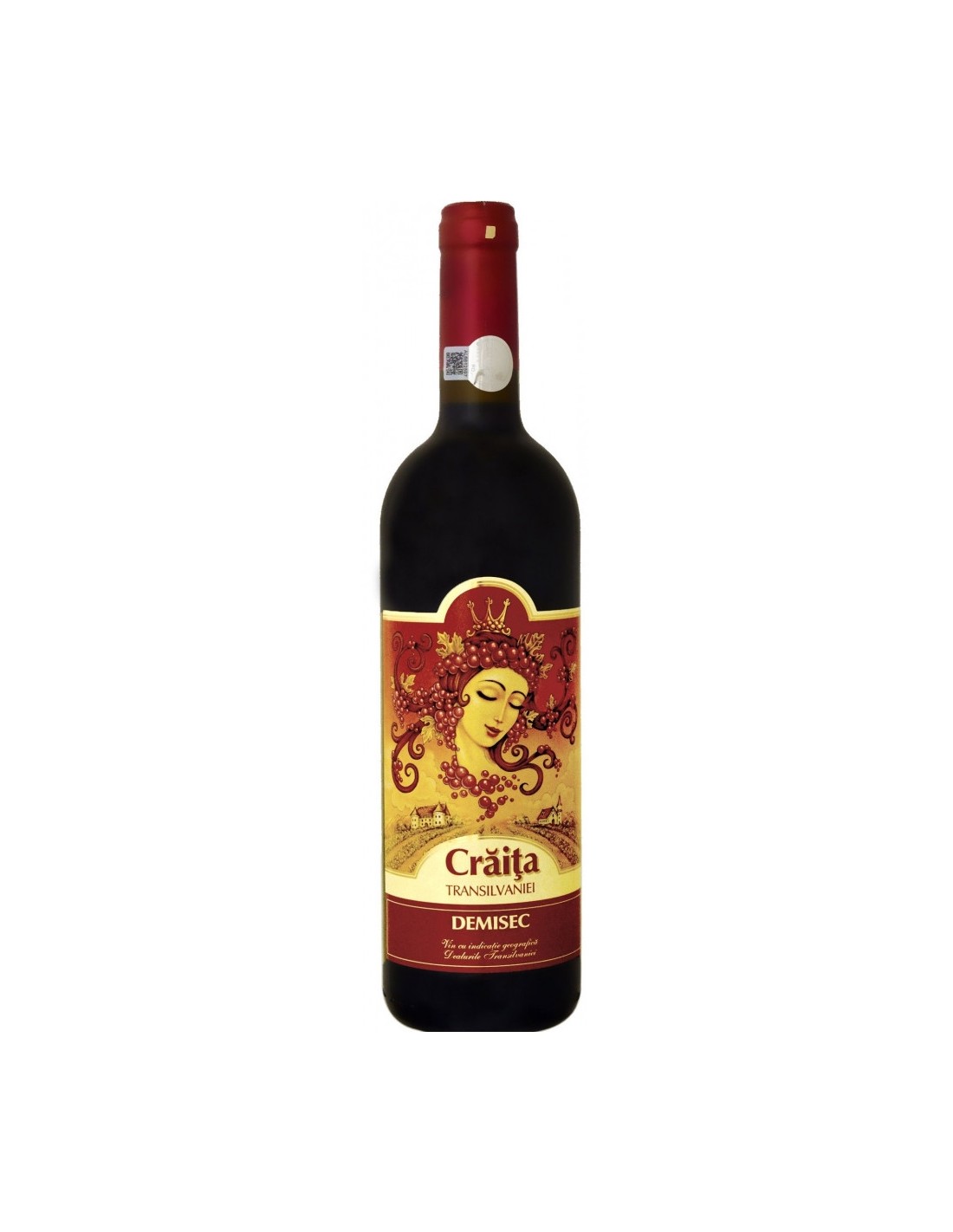 Vin rosu demisec, Craita Transilvaniei Jidvei, 0.75L, 13% alc., Romania alcooldiscount.ro