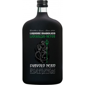 Liquor Diavolo Nero Mint, 25% alc., 0.7L, Italy