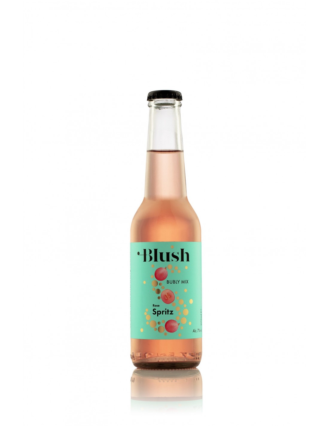 Cocktail rose demidulce, Blush Rose Spritz, Ciumbrud, 7% alc., 0.275L, Romania alcooldiscount.ro