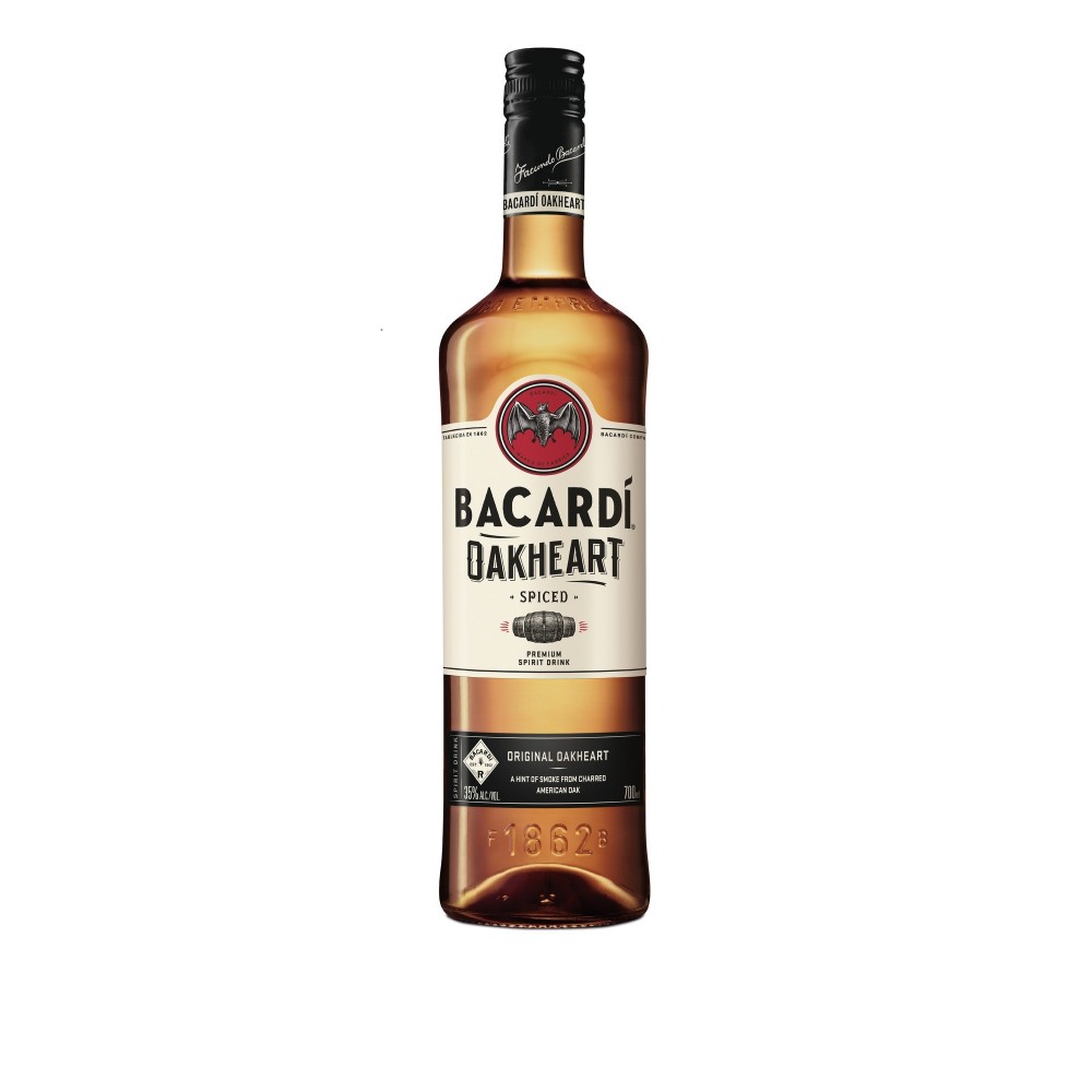 Rom Bacardi Oakheart, 35% alc., 0.7L, Cuba 0.7L
