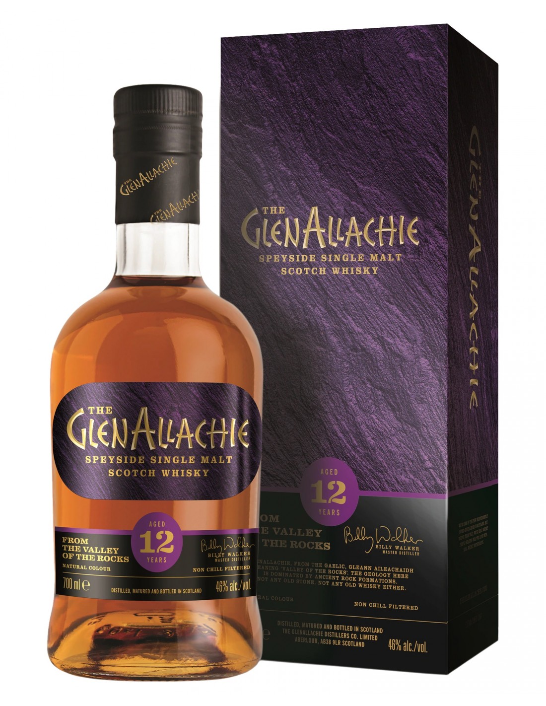 Whisky GlenAllachie Single Malt 0.7L, 12 ani, 46% alc., Scotia alcooldiscount.ro
