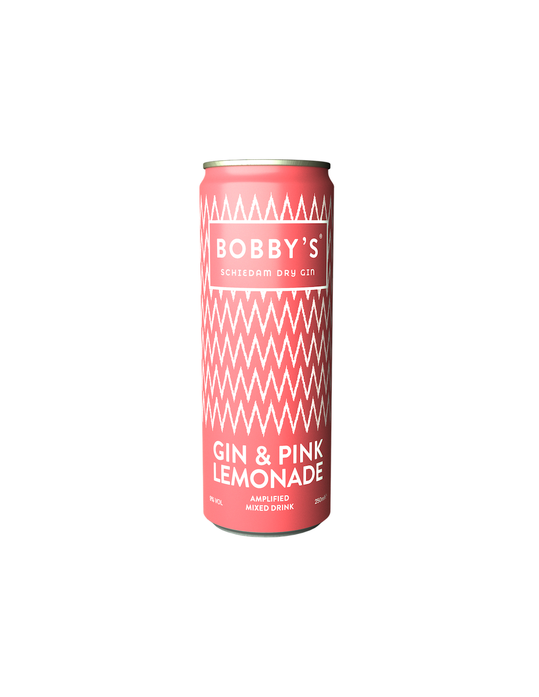 Cocktail Bobbys Gin & Pink Lemonade, 9% alc., 0.25L