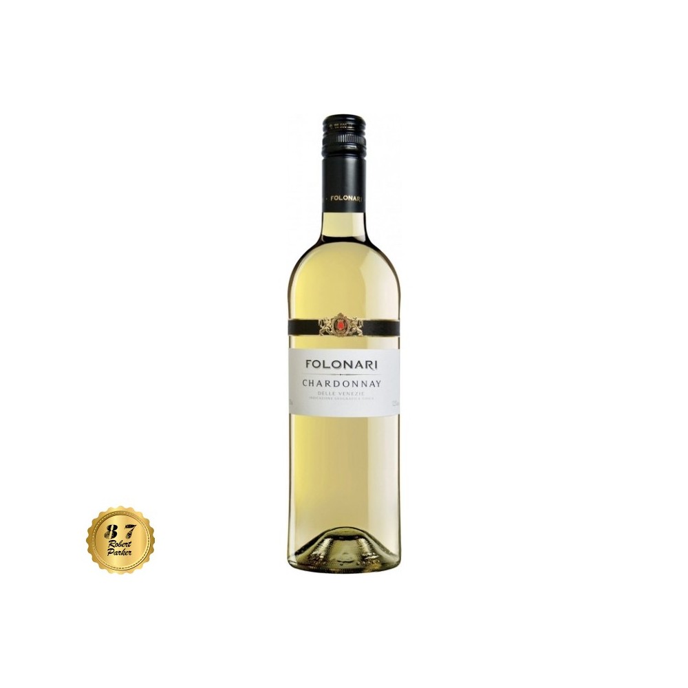 Vin alb sec, Chardonnay, Folonari Delle Venezie, 0.75L, 12.5% alc., Italia 0.75L