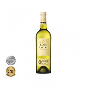 Vin alb sec Baron de Lestac Bordeaux, 0.75L, 12% alc., Franta