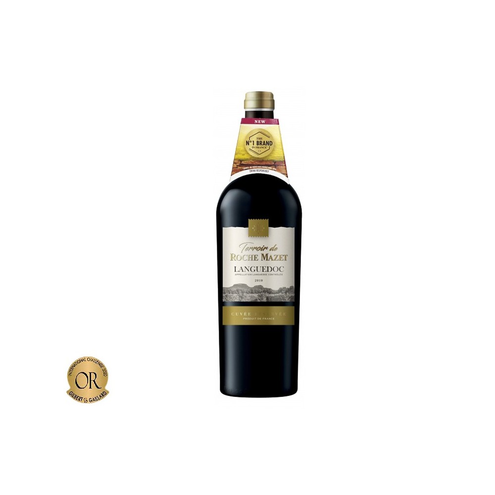 Vin rosu sec, Terroir de Roche Mazet, Languedoc Cuvee Reserve, 0.75L, 14.5% alc., Franta 0.75L