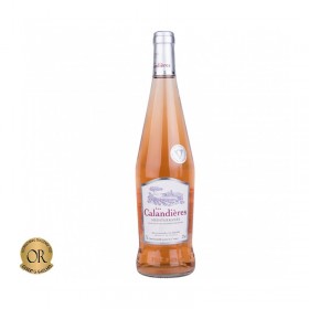 Vin roze sec Les Calandieres Mediterranee, 0.75L, 12.5% alc., Franta