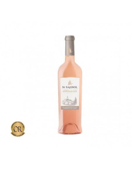 Vin roze sec St Sagnol Mediterranee, 0.75L, 12.5% alc., Franta