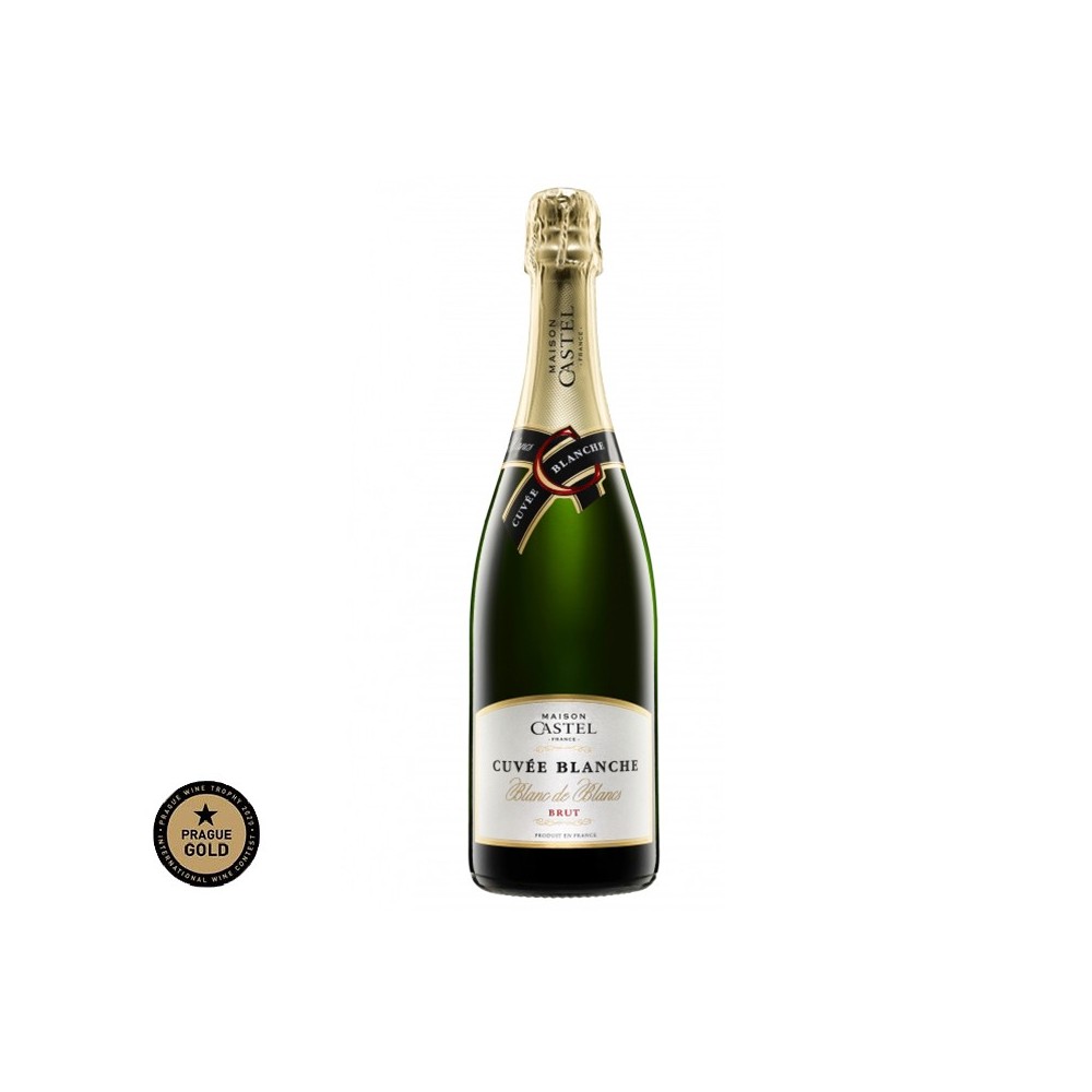 Vin spumant alb brut Maison Castel Cuvee Blanche Pays d’Oc, 0.75L, 12% alc., Franta 0.75L