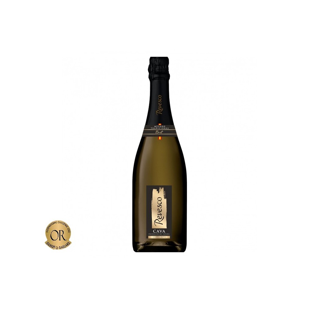 Vin spumant brut Revesco Carta Alta Cava, 0.75L, 11.5% alc., Spania