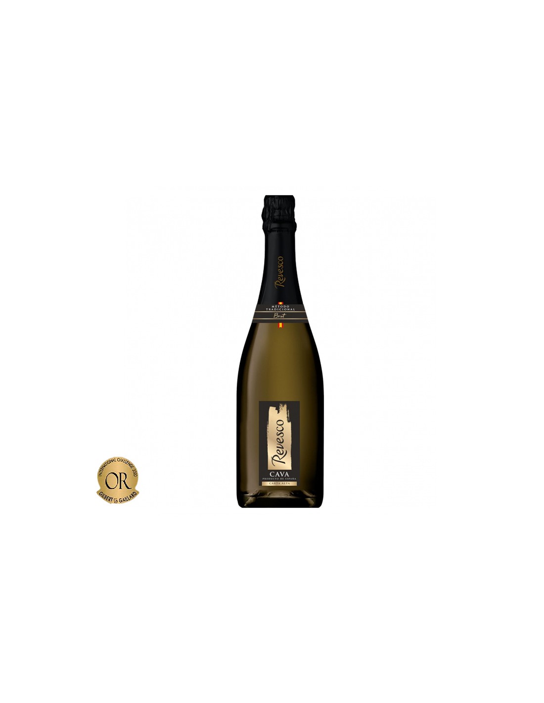 Vin spumant brut Revesco Carta Alta Cava, 0.75L, 11.5% alc., Spania alcooldiscount.ro