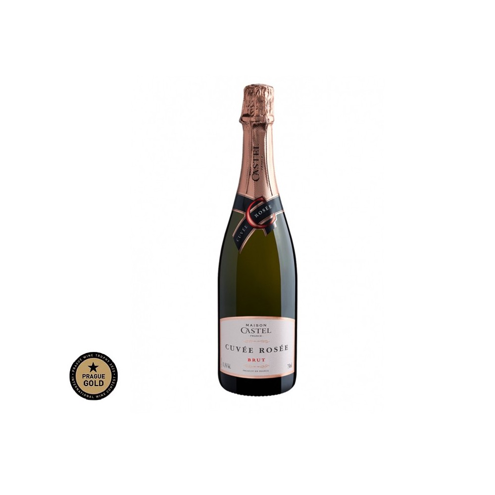 Vin spumant roze brut Maison Castel Cuvee Rosee, 0.75L, 11.5% alc., Franta 0.75L