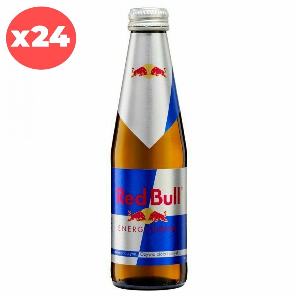 Bax 24 bucati Energizant Red Bull Glass, 0.25L 0.25L