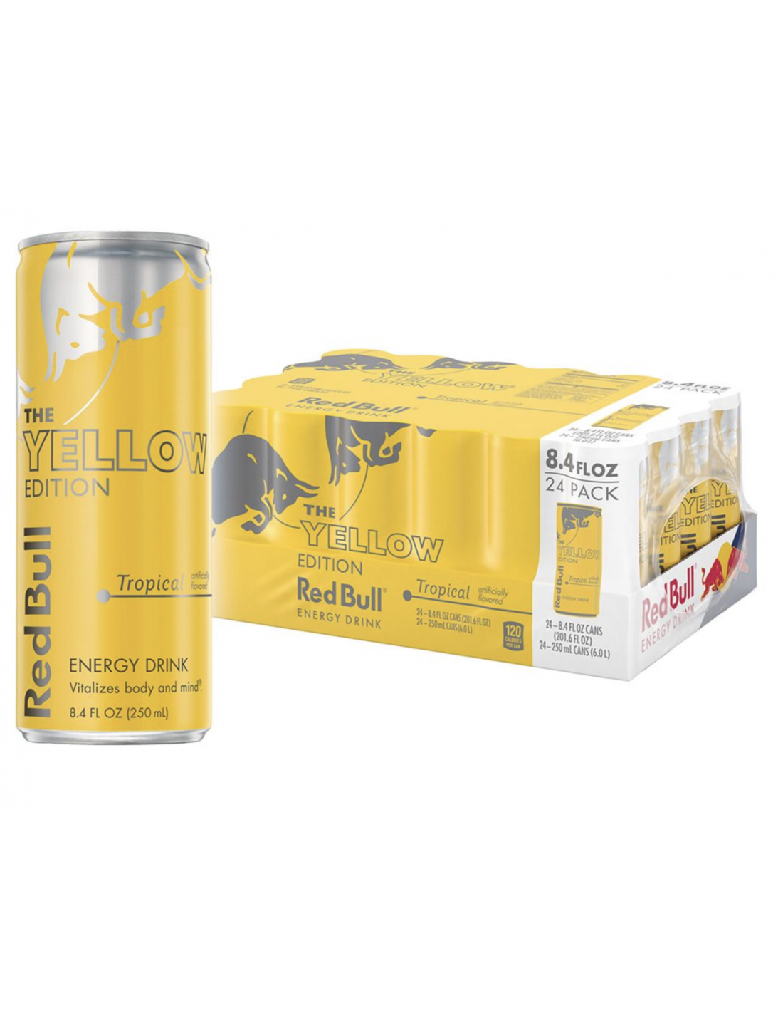 Bax 24 bucati Energizant Red Bull Tropical, 0.25L alcooldiscount.ro