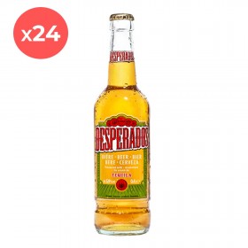 Pack 24 pieces blonde filtered beer Desperados, 5.9% alc., 0.4L, Romania