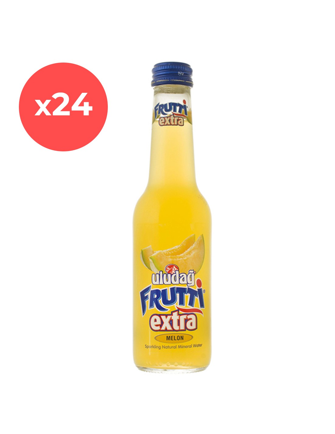 Bax 24 bucati Limonada Uludag Pepene, 0.25L, sticla alcooldiscount.ro