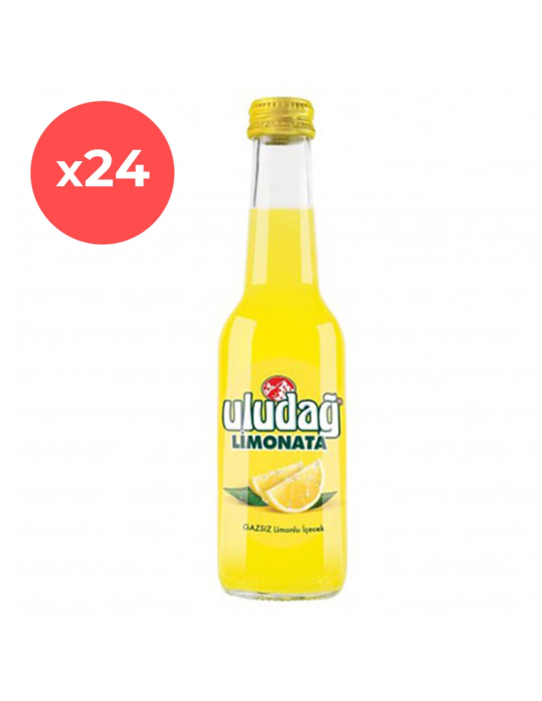 Bax 24 bucati Limonada Uludag, 0.25L, sticla