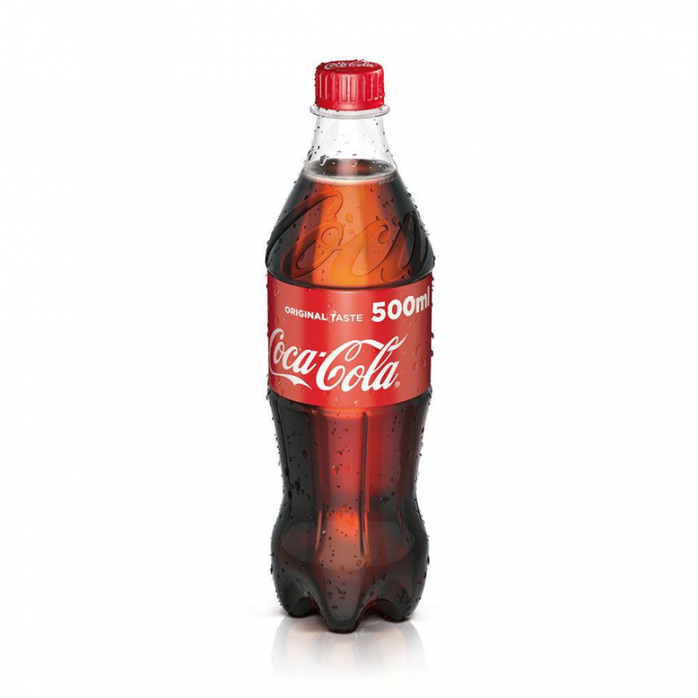 Suc carbogazos Coca Cola, 0.5L, Romania