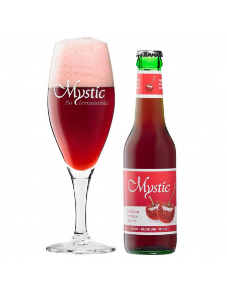 Red beer Mystic Kriek, 3.5% alc., 0.25L, Belgium