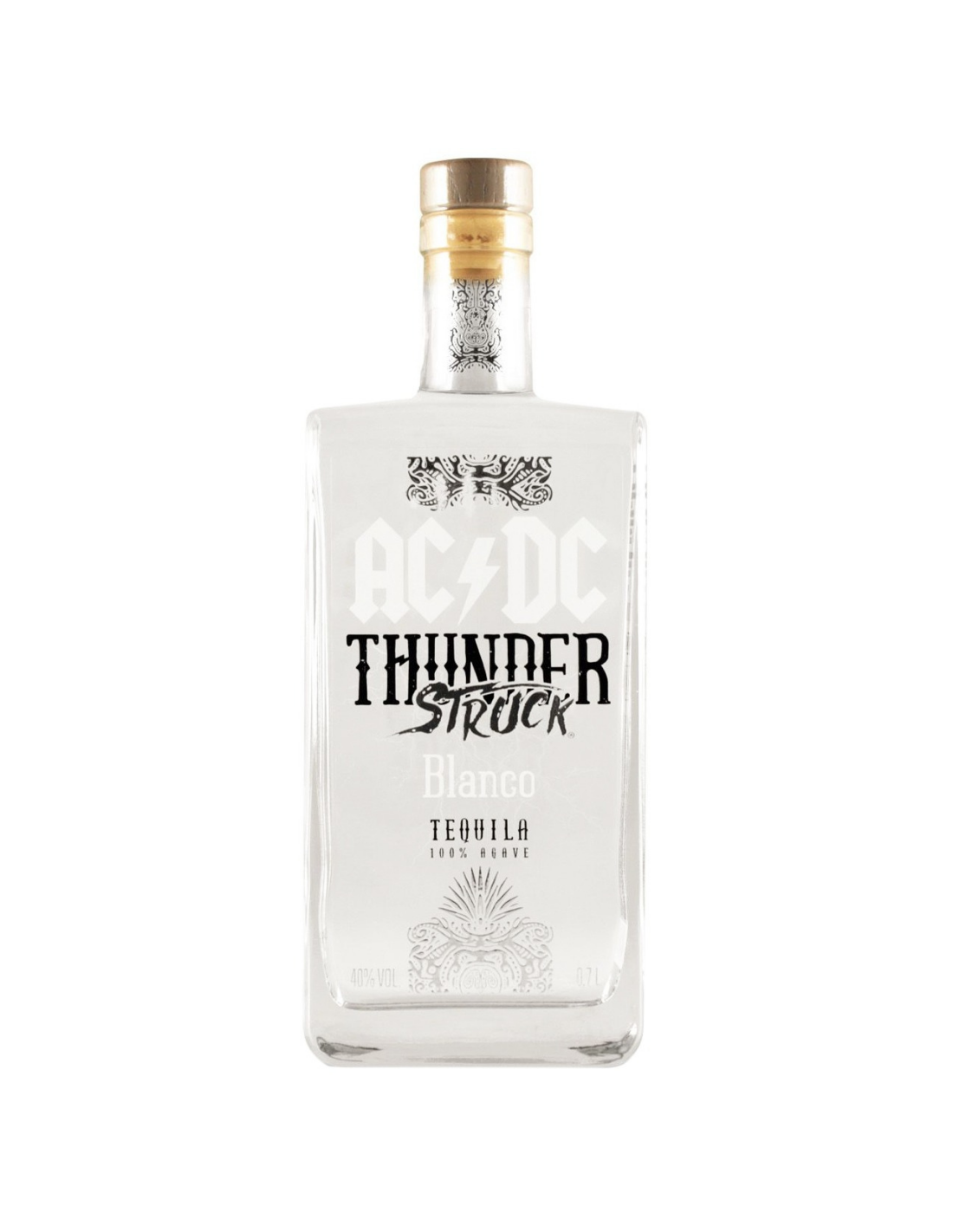 Tequila alba AC / DC Thunderstruck Blanco, 0.7L, 40% alc., Mexic AC/DC