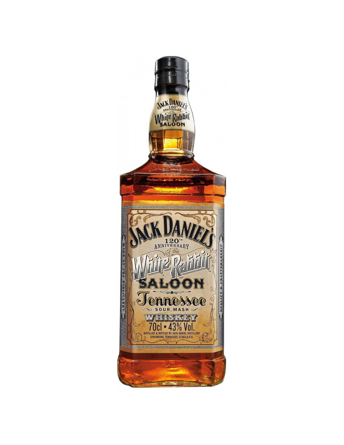 Whisky Jack Daniel’s White Rabbit Saloon, 0.7L, 43% alc., SUA alcooldiscount.ro