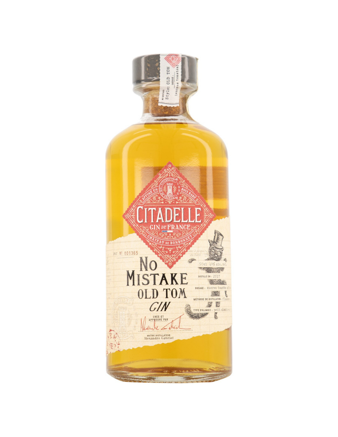 Gin Citadelle No Mistake Old Tom, 46% alc., 0.5L, Franta alcooldiscount.ro