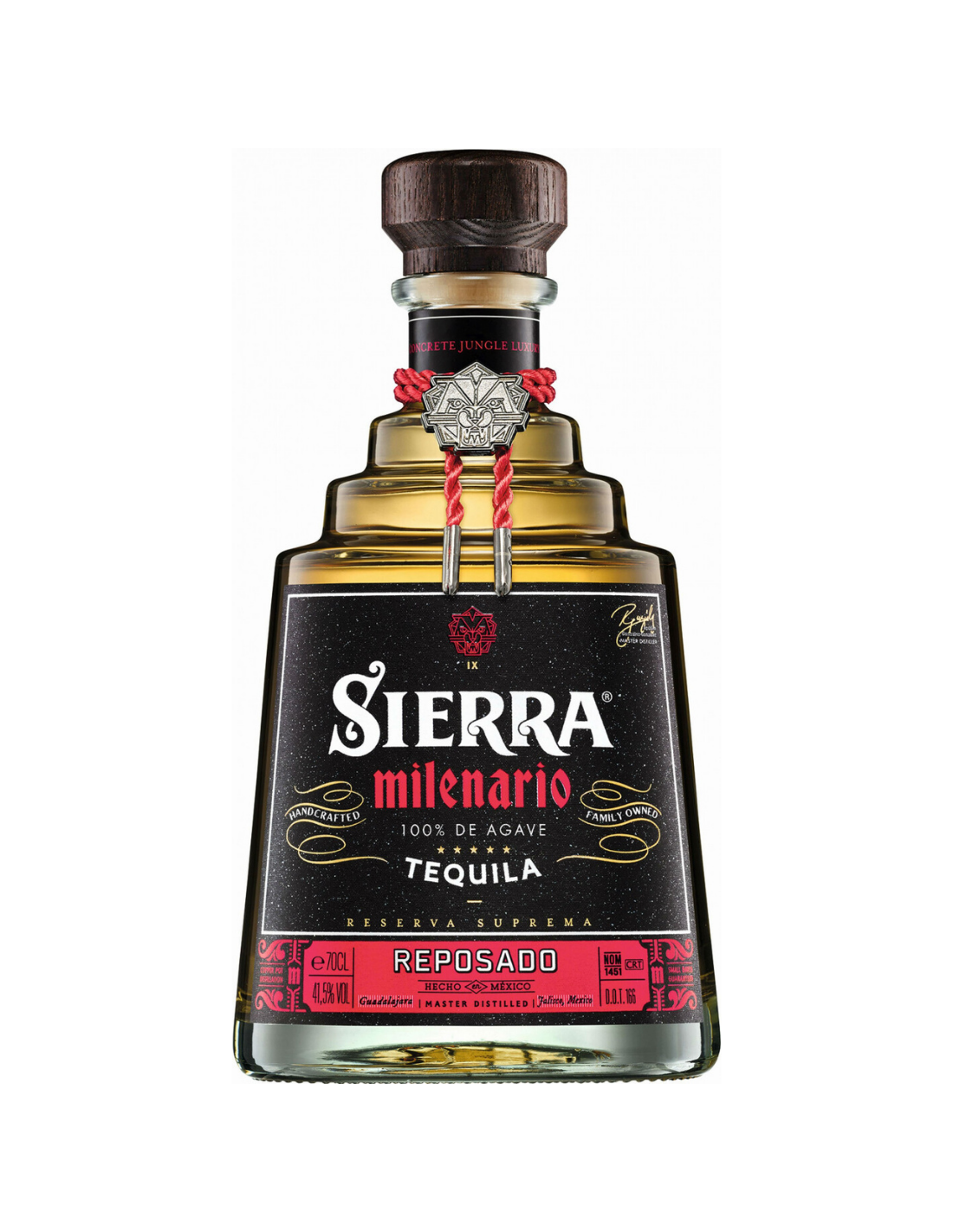 Tequila Sierra Milenario Reposado, 0.7L, 41.5% alc., Mexic alcooldiscount.ro