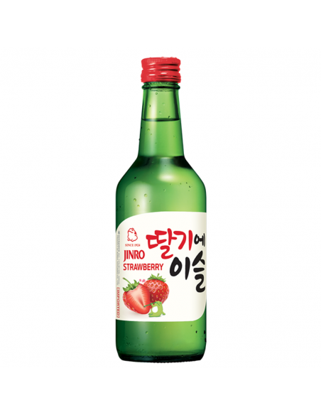 Bautura traditionala Jinro Soju Strawberry, 13% alc., 0.36L, Coreea