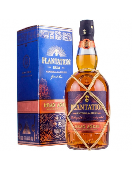 Dark rum Plantation Gran Anejo + gift box, 42% alc., 0.7L, Caraibe