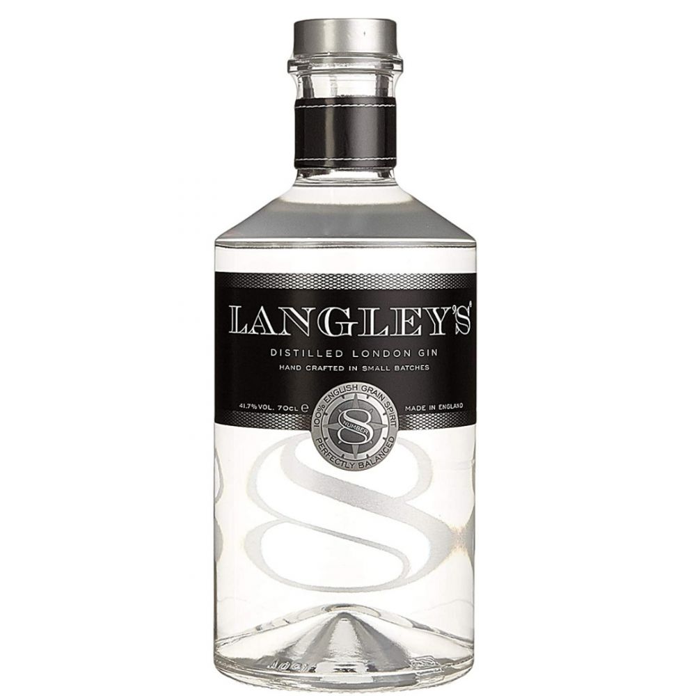 Gin Langley’s No. 8 London, 41.7% alc., 0.7L, Anglia 0.7L