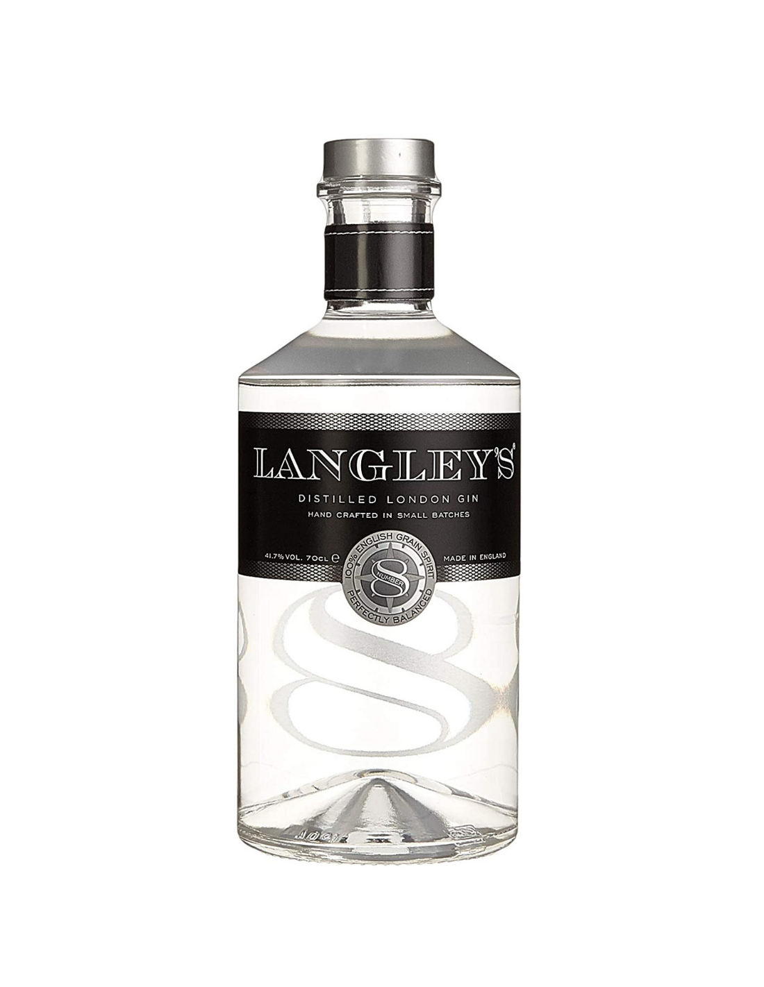 Gin Langley’s No. 8 London, 41.7% alc., 0.7L, Anglia alcooldiscount.ro