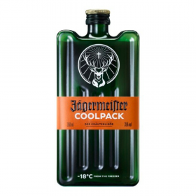 Digestive liquour Jagermeister Coolpack, 35% alc., 0.35L, Germany