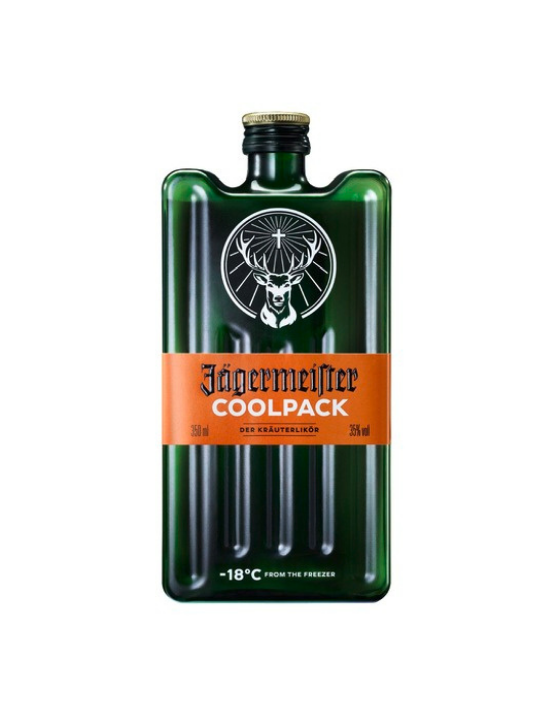 Lichior digestiv Jagermeister Coolpack, 35% alc., 0.35L, Germania alcooldiscount.ro