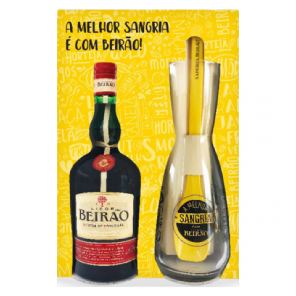 Lichior Licor Beirao + Vas Sangria + Lingura Mix Cocktail, 22% alc., 0.7L, Portugalia