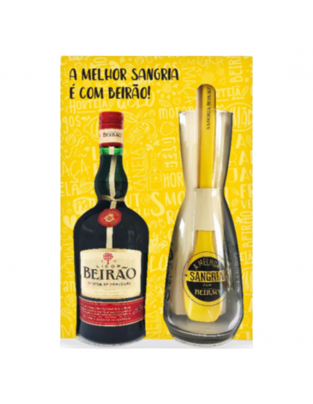 Liqueur Licor Beirao + Sangria Jar + Bar Spoon, 22% alc., 0.7L, Portugal