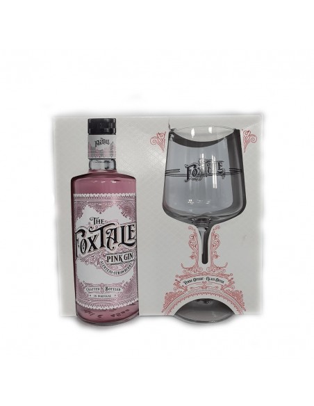 Gin The Foxtale Pink + Pahar, 37.5% alc., 0.7L, Portugalia