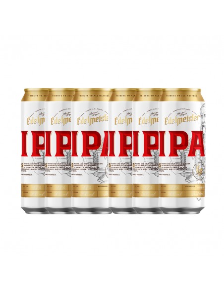 Six pack blonde beer Edelmeister IPA, 4.7% alc., 0.5L, Poland