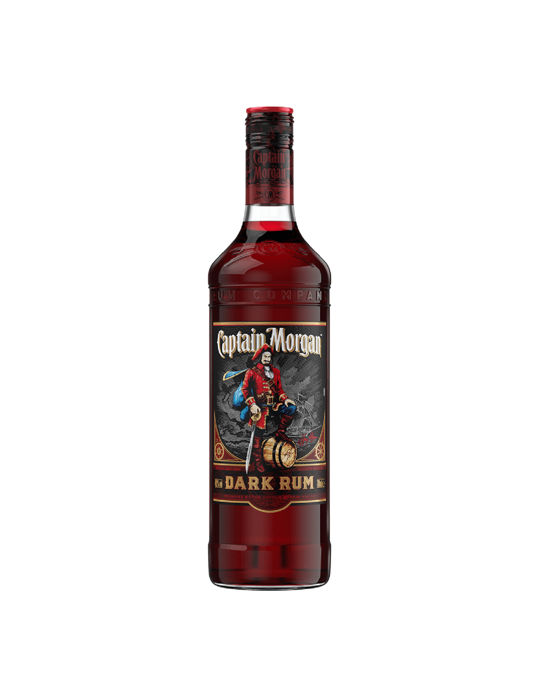 Rom negru Captain Morgan Dark, 40% alc., 0.7L alcooldiscount.ro