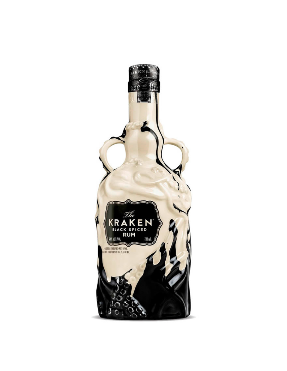Rom negru The Kraken Black Spiced Ceramic Edition, 0.7L, 40% alc., Caraibe alcooldiscount.ro