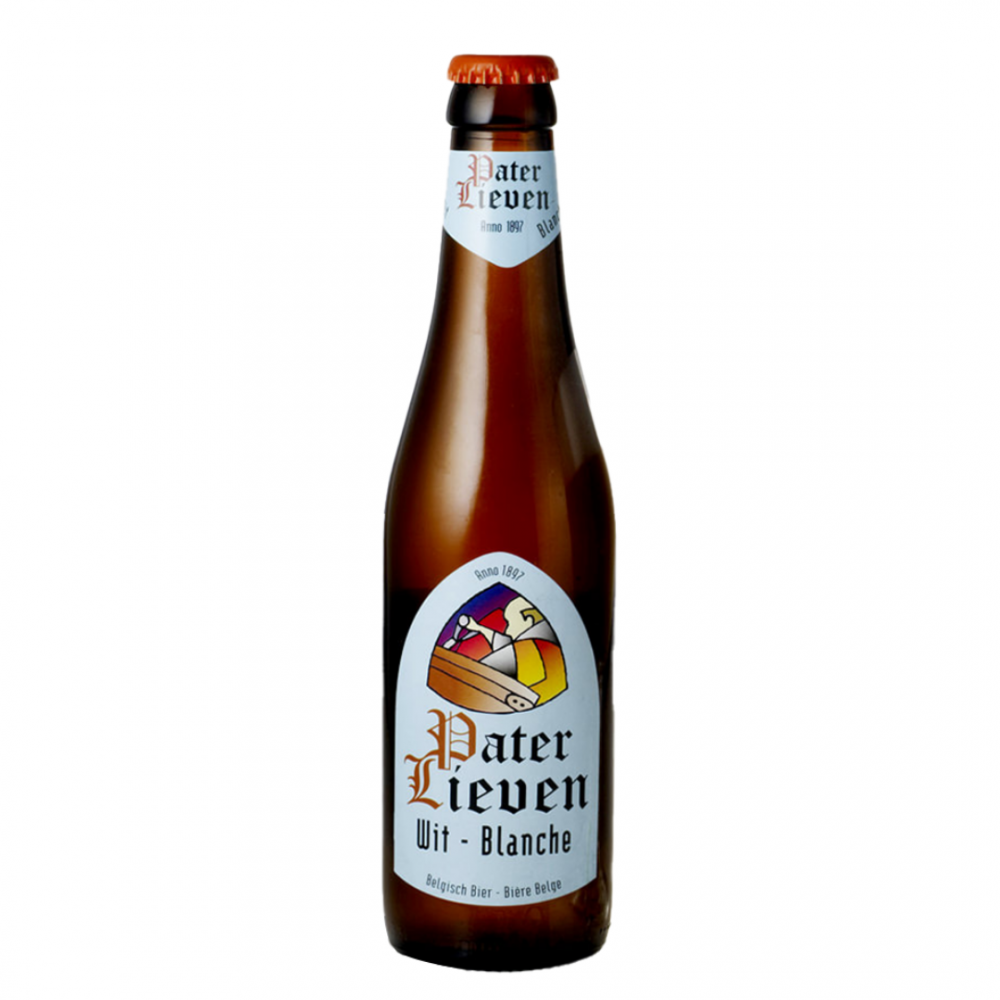Bere alba, nefiltrata Pater Lieven Wit, 4.5% alc., 0.33L, sticla, Belgia