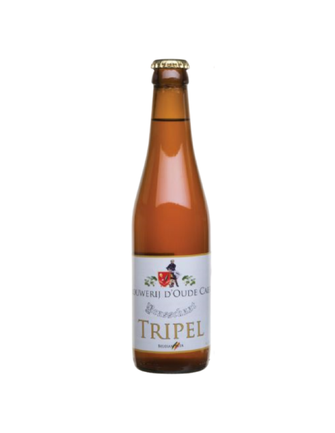 Bere blonda, artizanala D’Oude Caert Tripel, 8% alc., 0.33L, sticla, Belgia alcooldiscount.ro