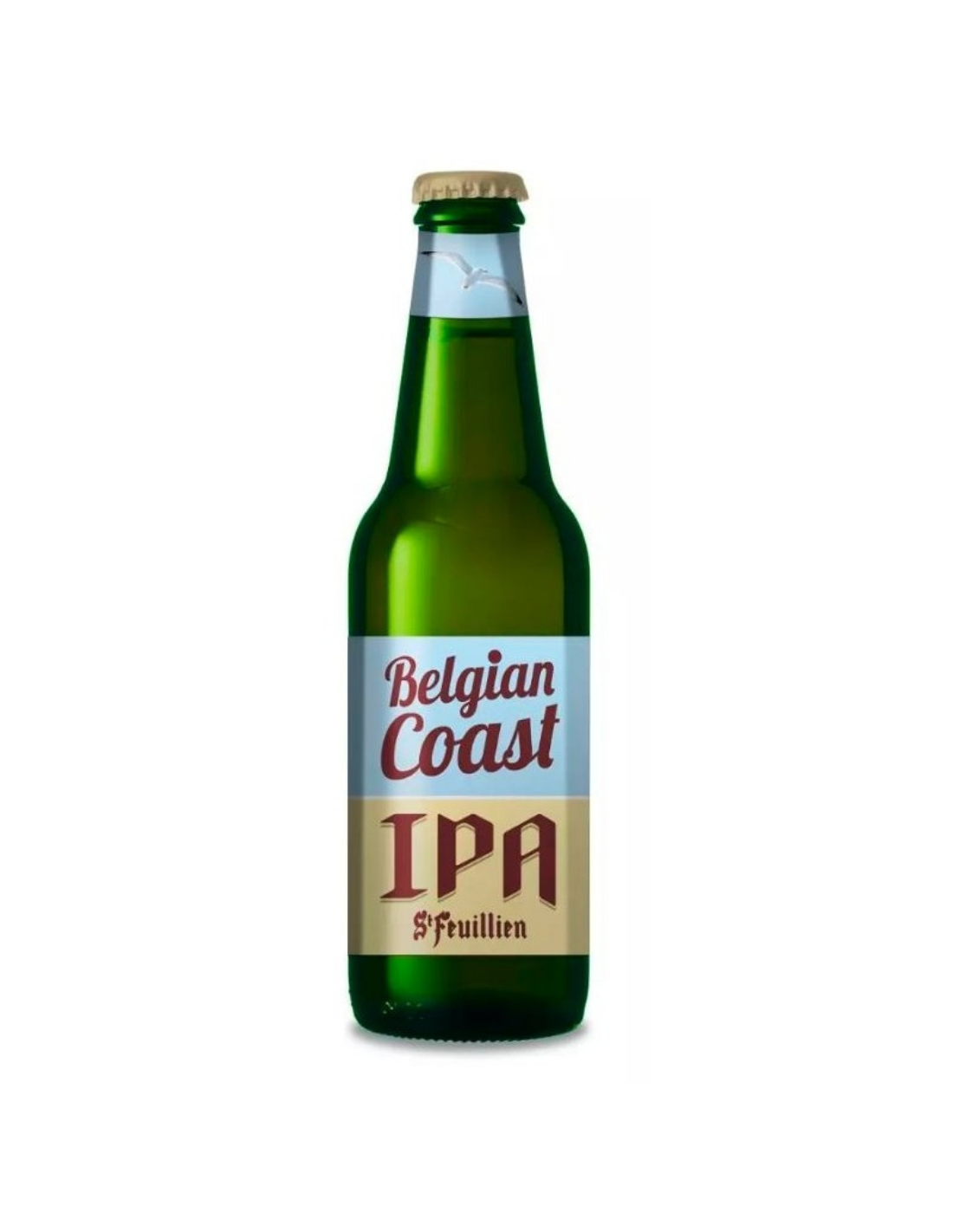 Bere blonda St Feuillien Belgian Coast IPA, 5.5% alc., 0.33L, sticla, Belgia alcooldiscount.ro