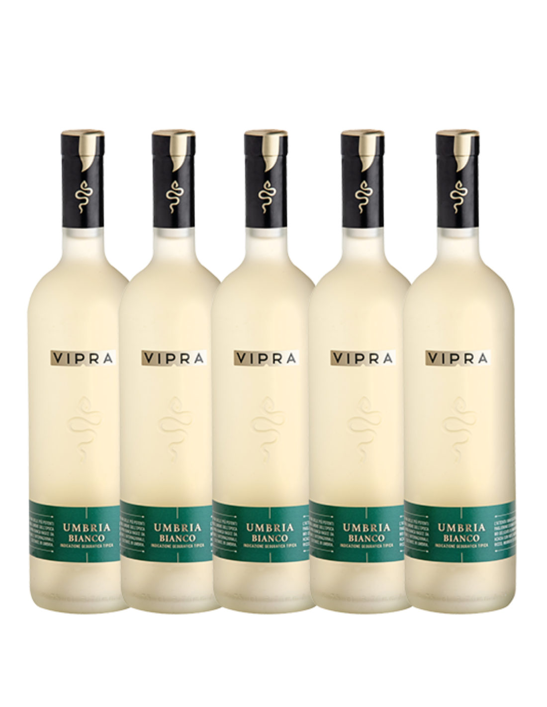 Pachet 5 sticle Vin alb Vipra Bianca Bigi Umbria, 0.75L, Italia alcooldiscount.ro