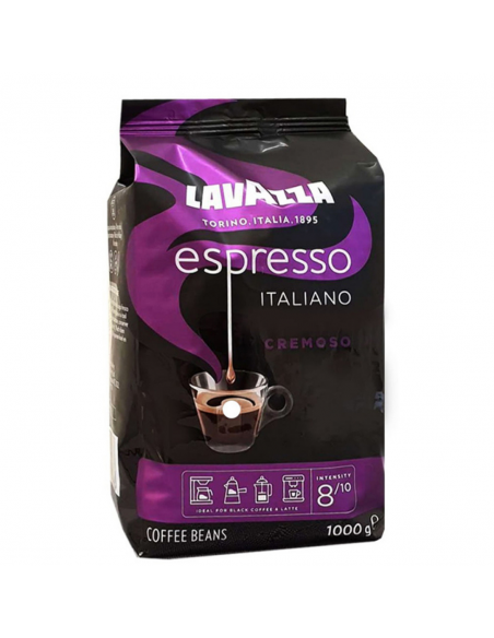 Lavazza Espresso Italiano Cremoso Coffee Beans, 1 kg
