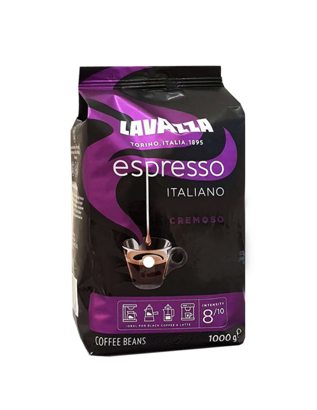 Cafea boabe Lavazza Espresso Italiano Cremoso, 1 kg alcooldiscount.ro